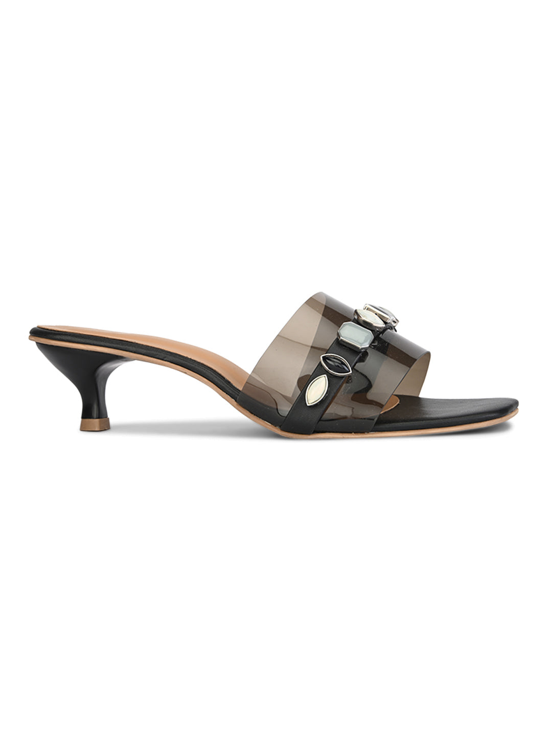 Hydes N Hues Black Heel Sandal For Women
