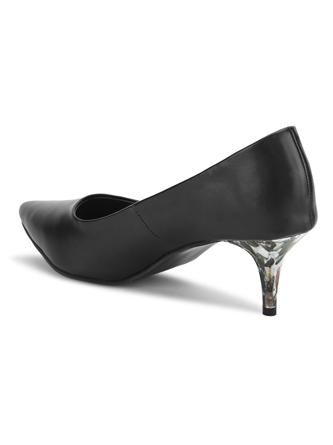 Hydes N Hues Black Heel Pumps For Women