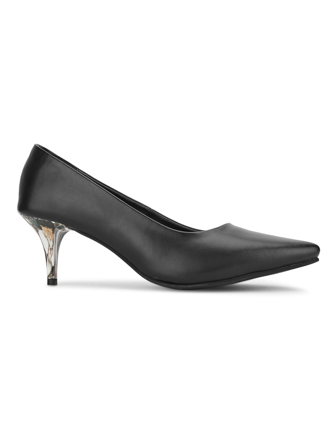 Hydes N Hues Black Heel Pumps For Women