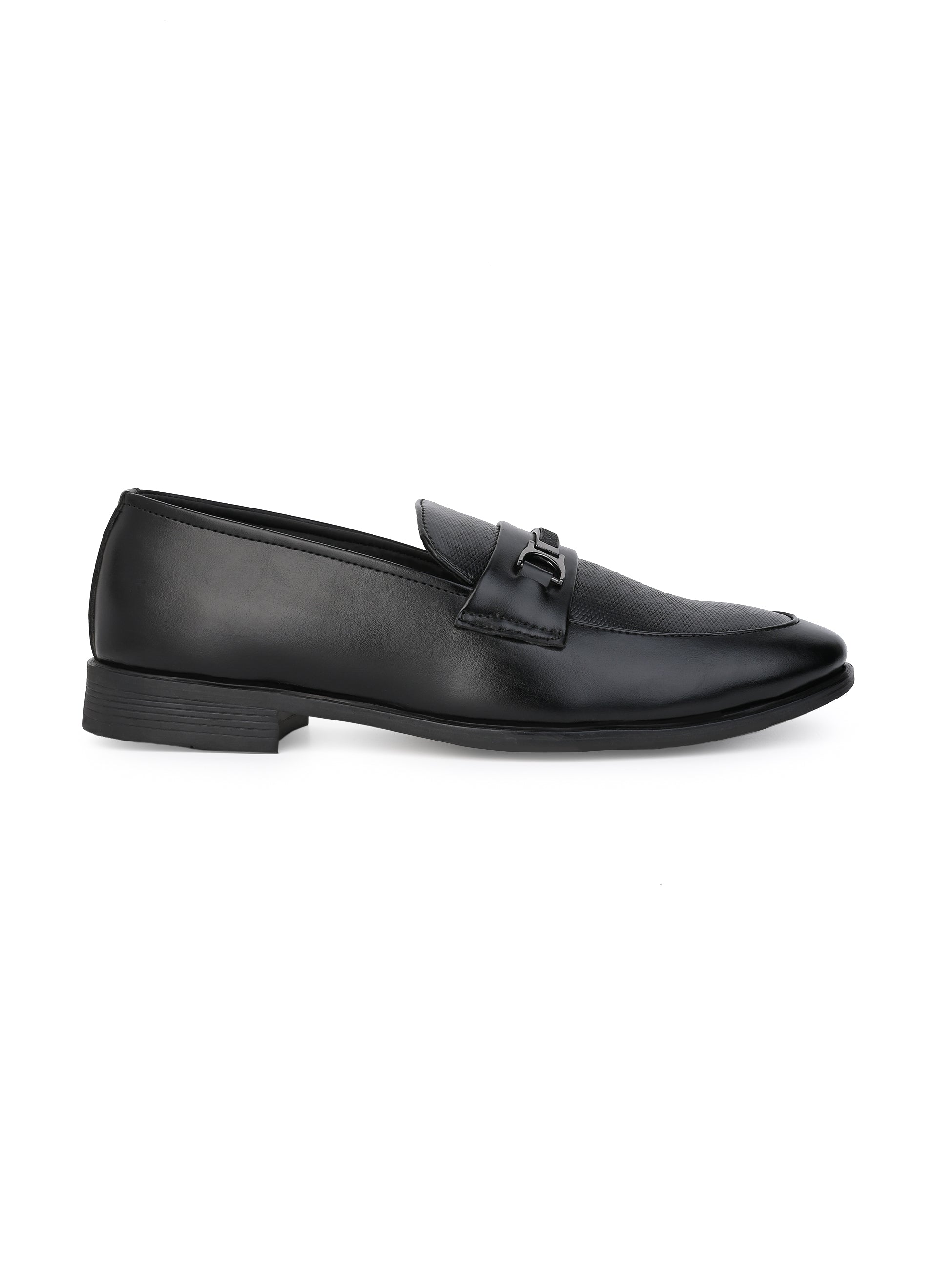 Hydes N Hues Men Black Round Toe Slip-Ons