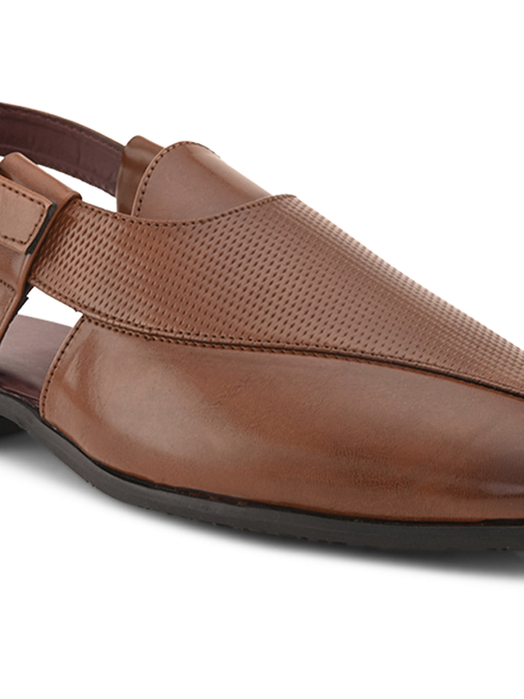 Hydes N Hues Tan Casual Sandals For Men