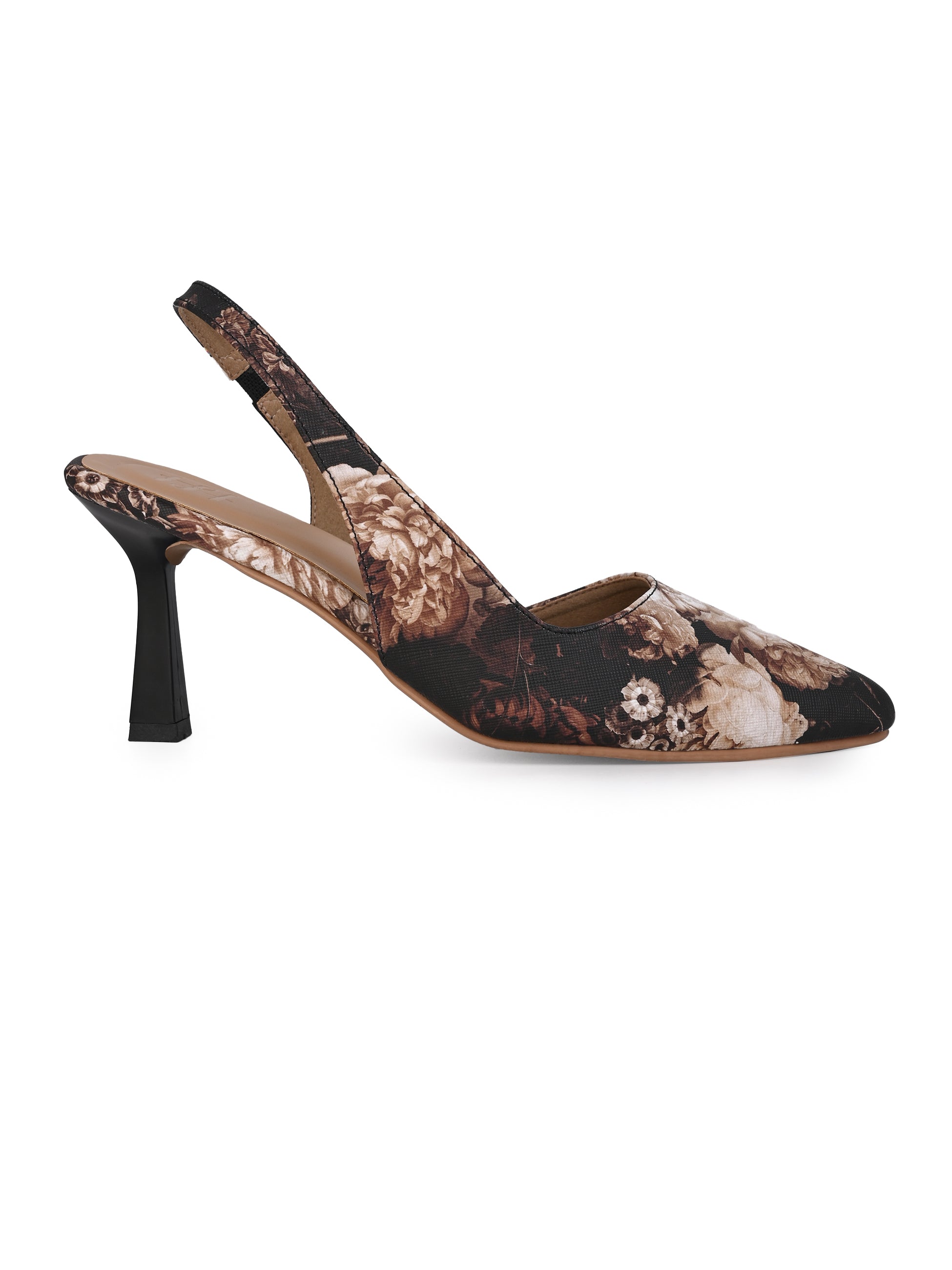 Hydes N Hues Women Heels floral printed sandal