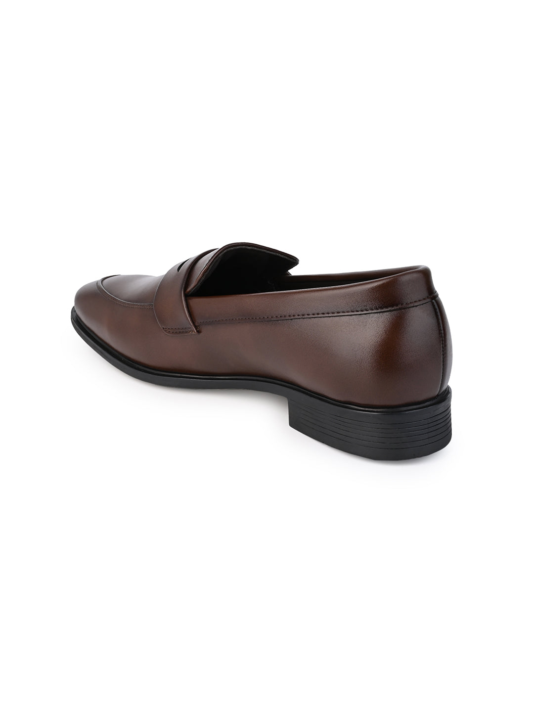 Hydes N Hues Men Brown Classic Formal Slip-Ons