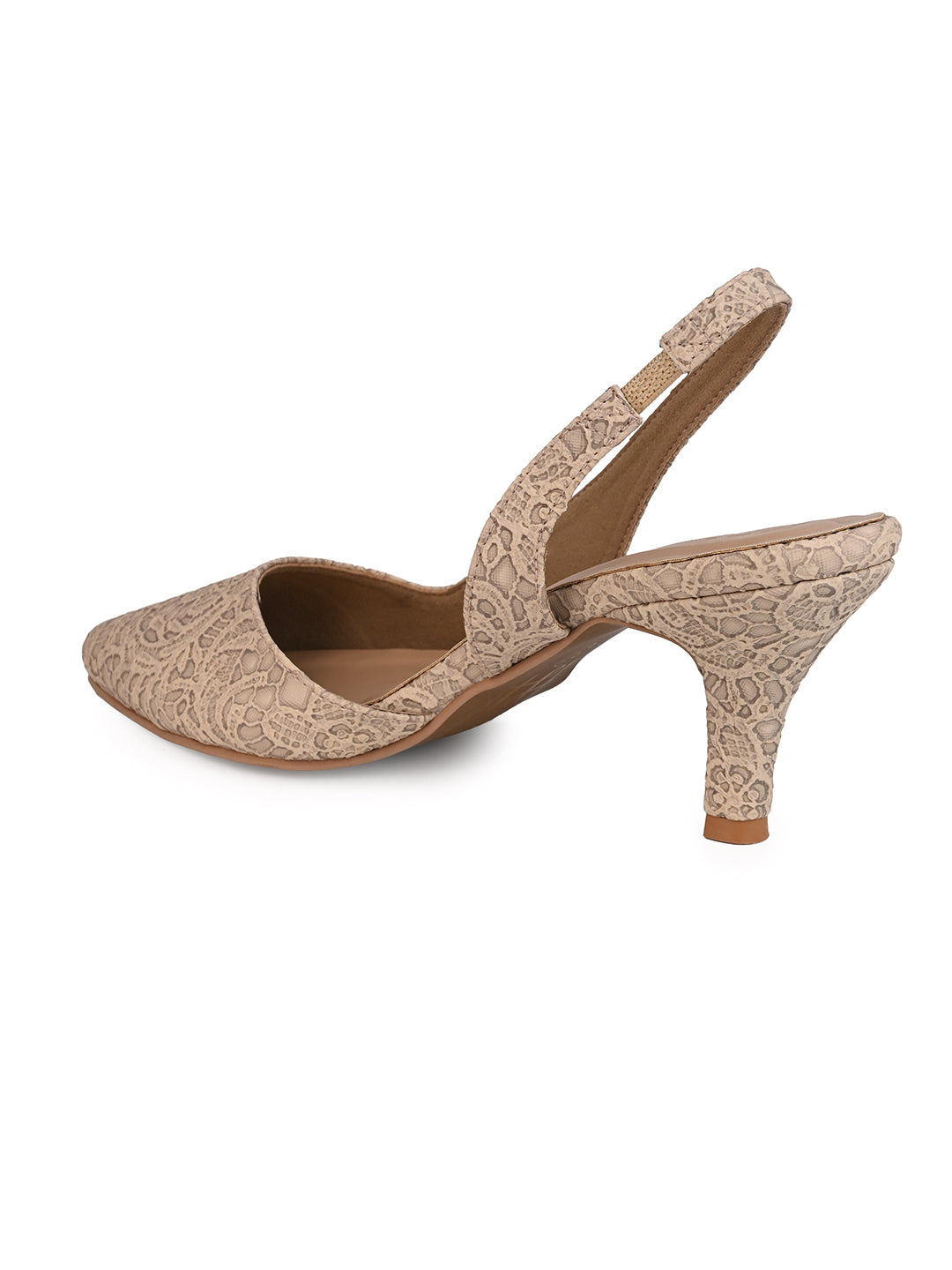 Hydes N Hues Women Heels floral printed sandal