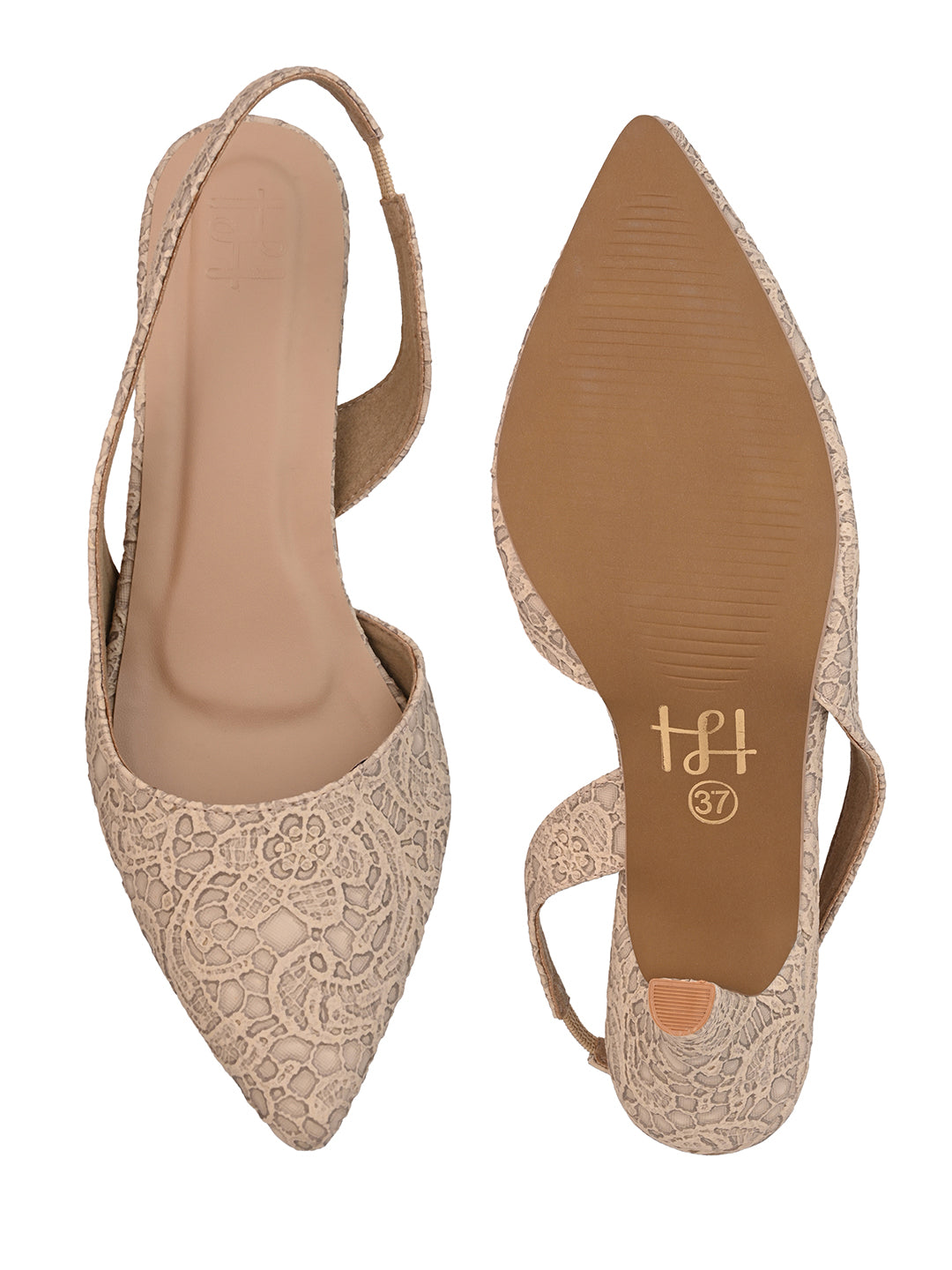 Hydes N Hues Women Heels floral printed sandal