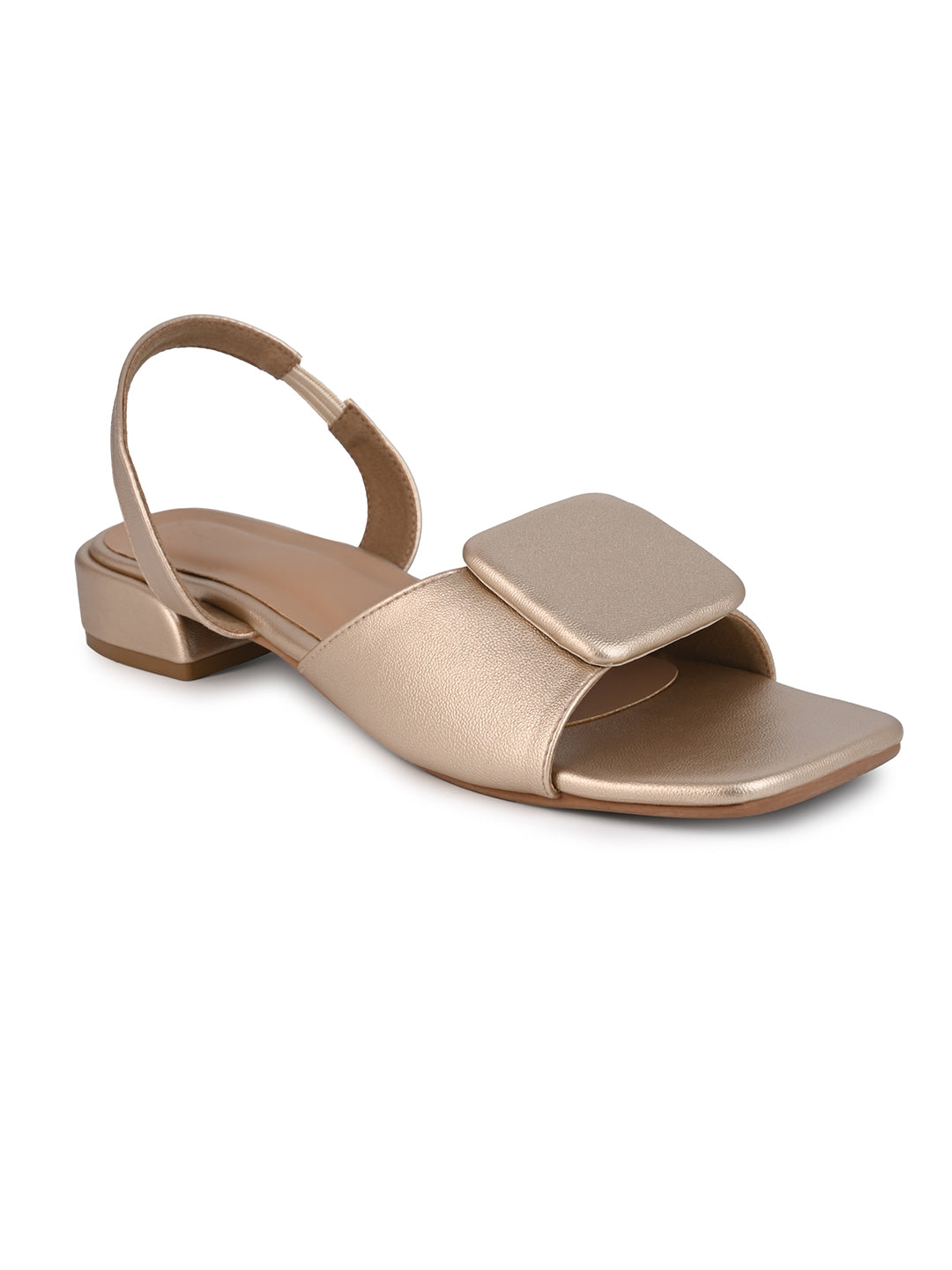 Hydes N Hues block Heel Sandal with Comfort Back strap