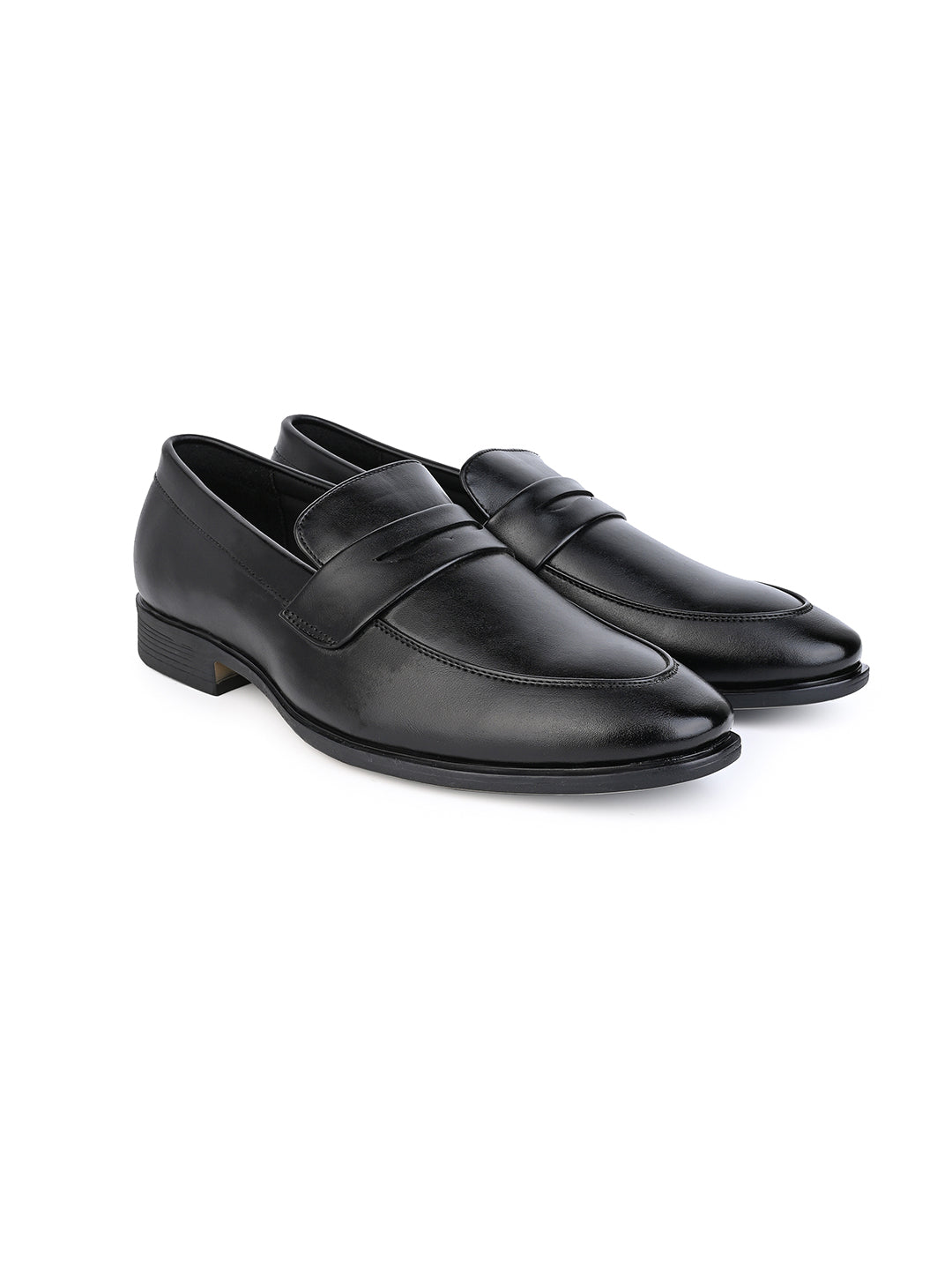 Hydes N Hues Men Black Classic Formal Slip-Ons
