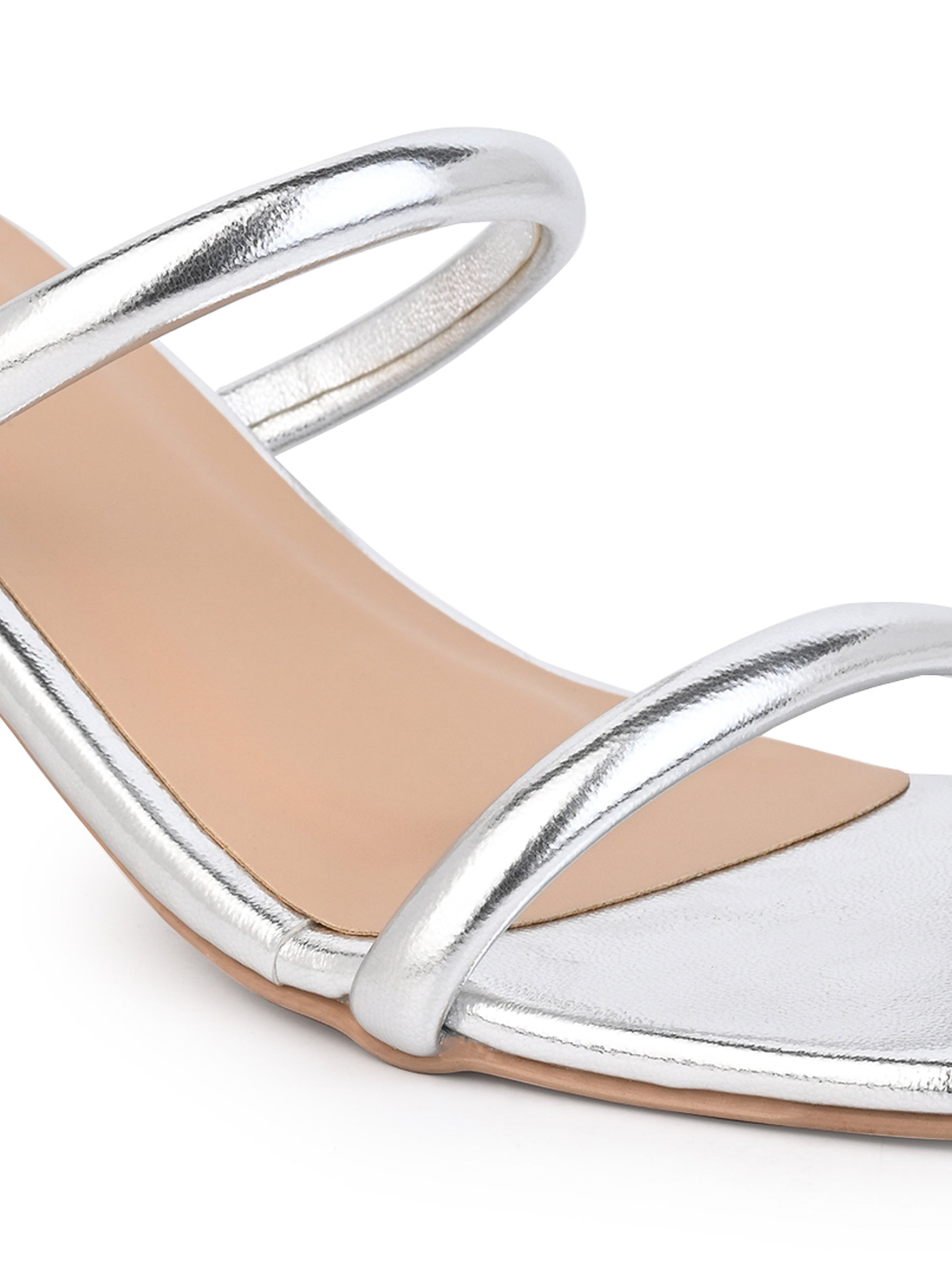 Hydes N Hues Silver Heels