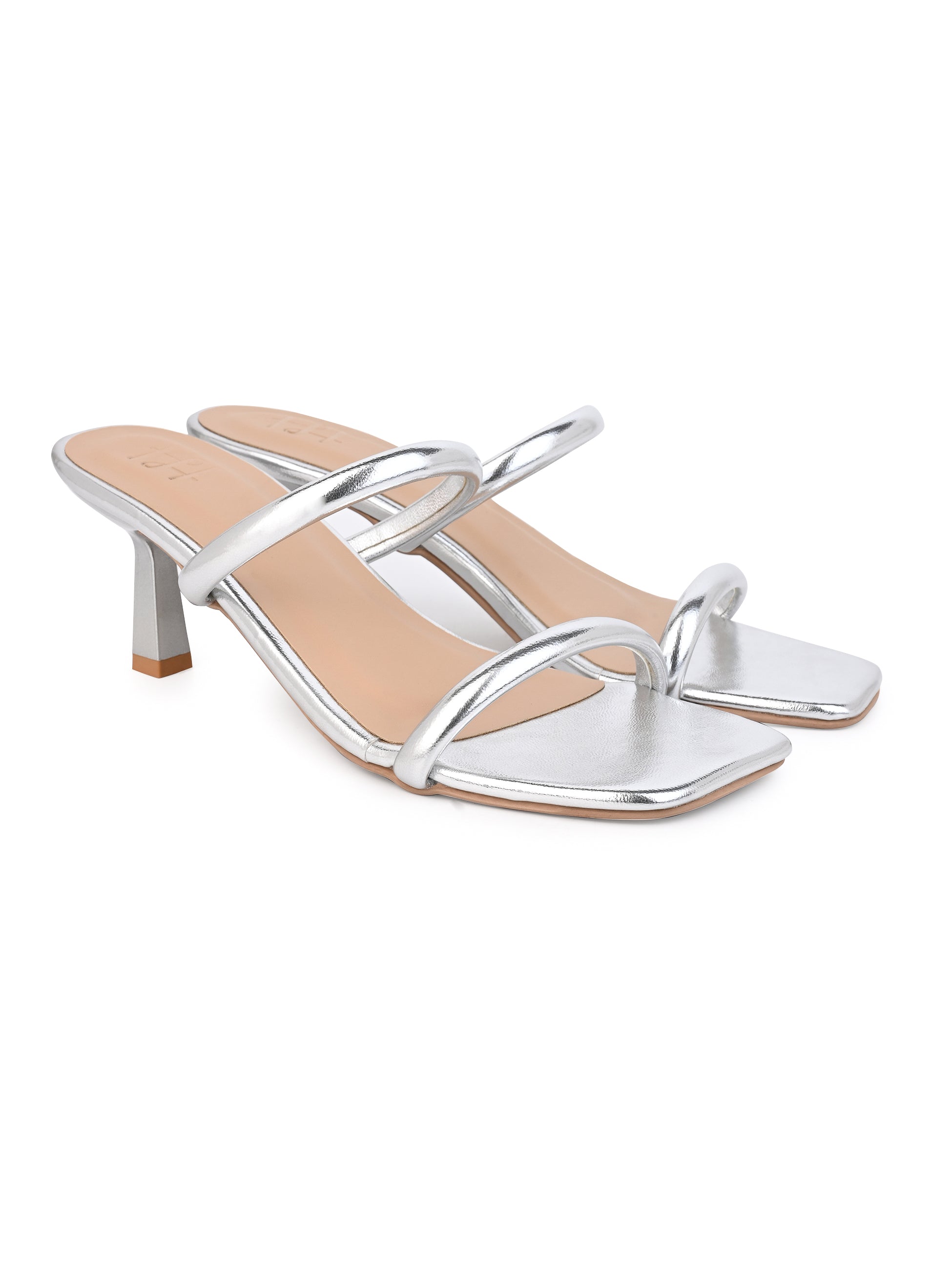 Hydes N Hues Silver Heels