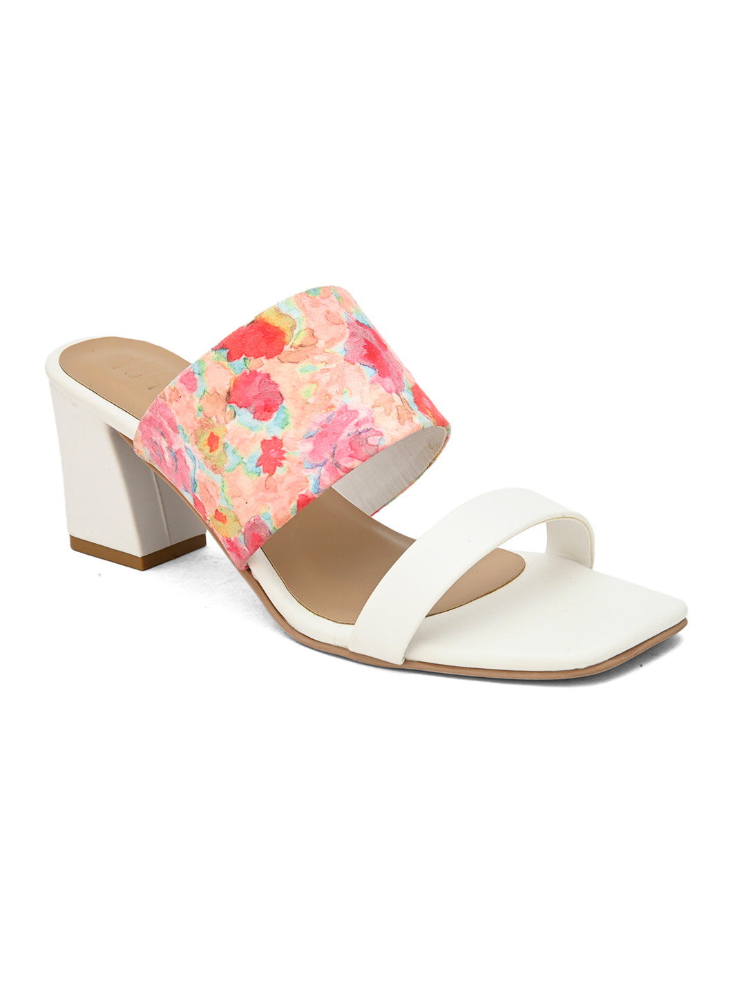 Hydes N Hues Bright Flowers Printed Heels
