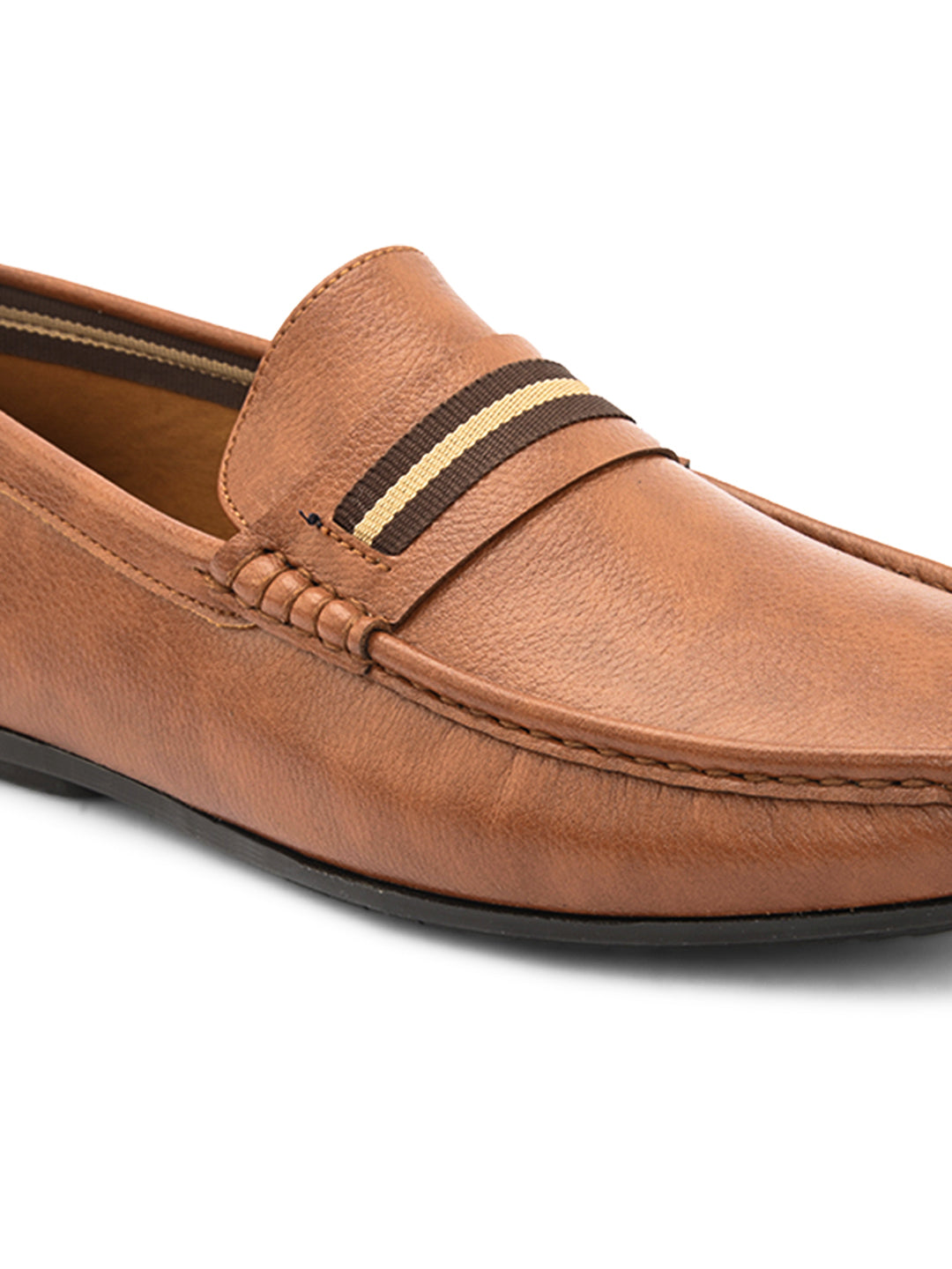 Hydes N Hues Men Tan Loafers
