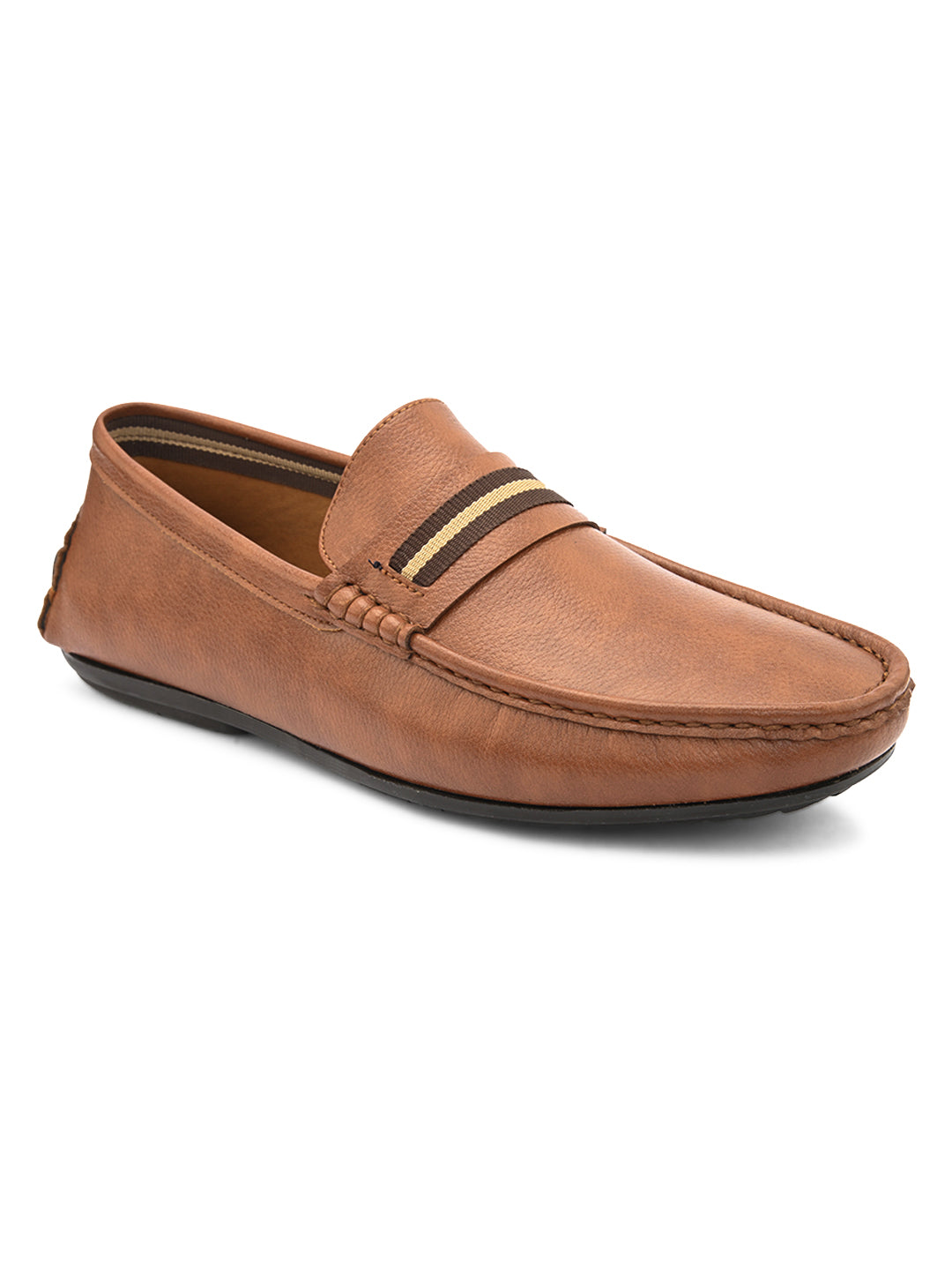 Hydes N Hues Men Tan Loafers