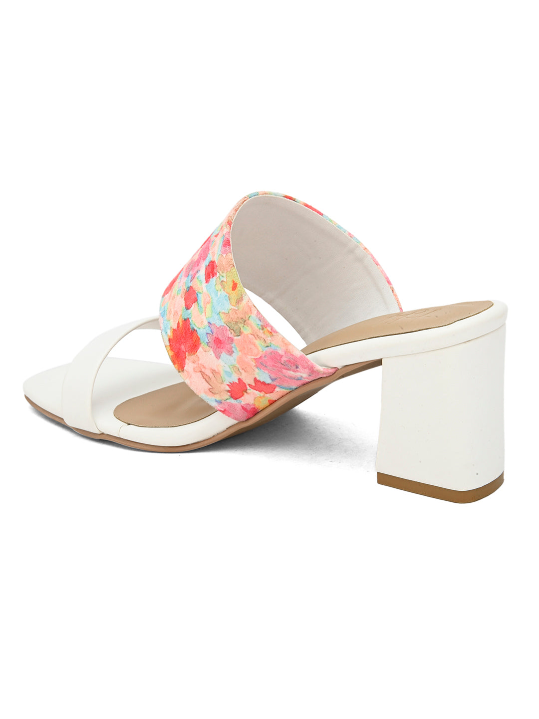 Hydes N Hues Bright Flowers Printed Heels