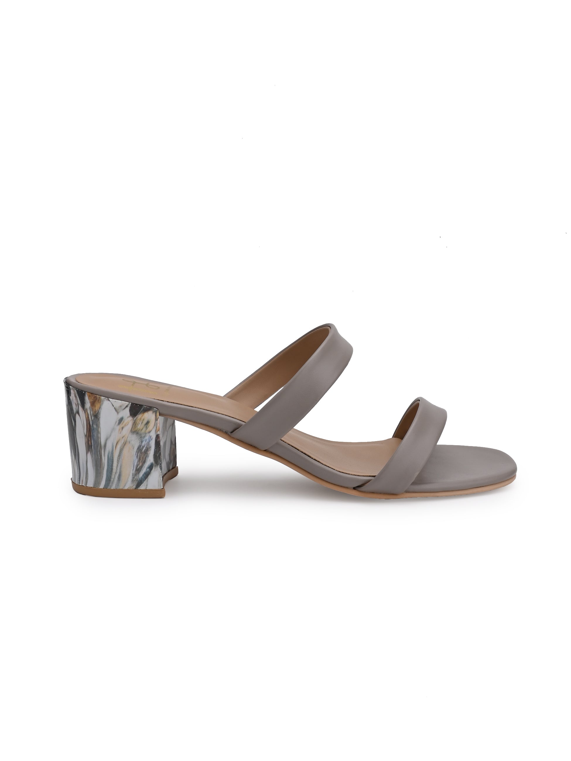 Hydes N Hues Grey Stone Heels
