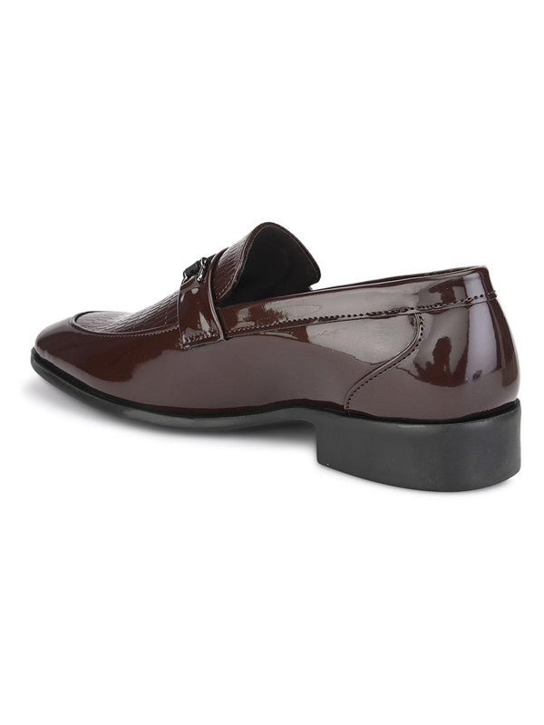 Hydes N Hues Brown Formal Slip-Ons For Men
