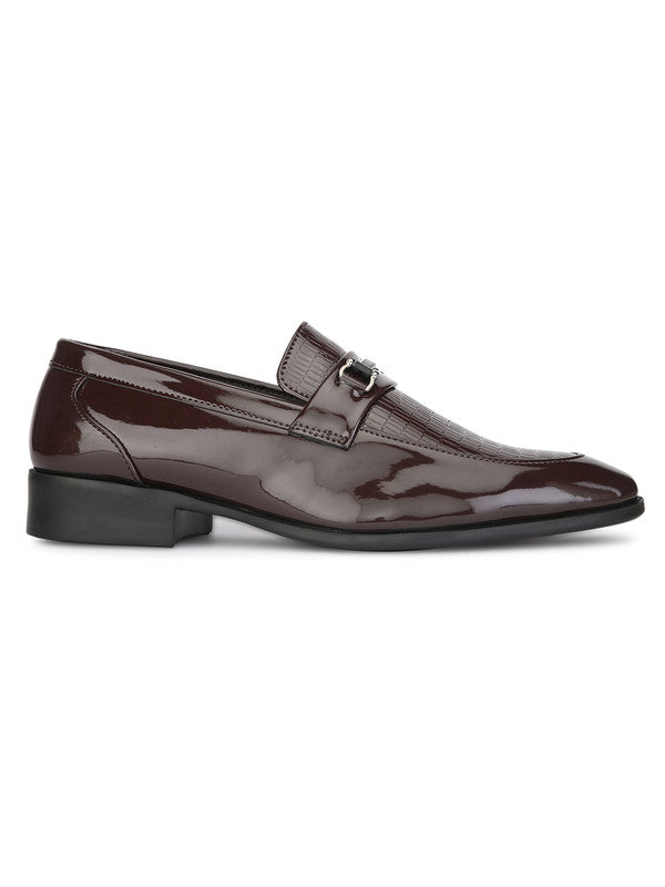 Hydes N Hues Brown Formal Slip-Ons For Men