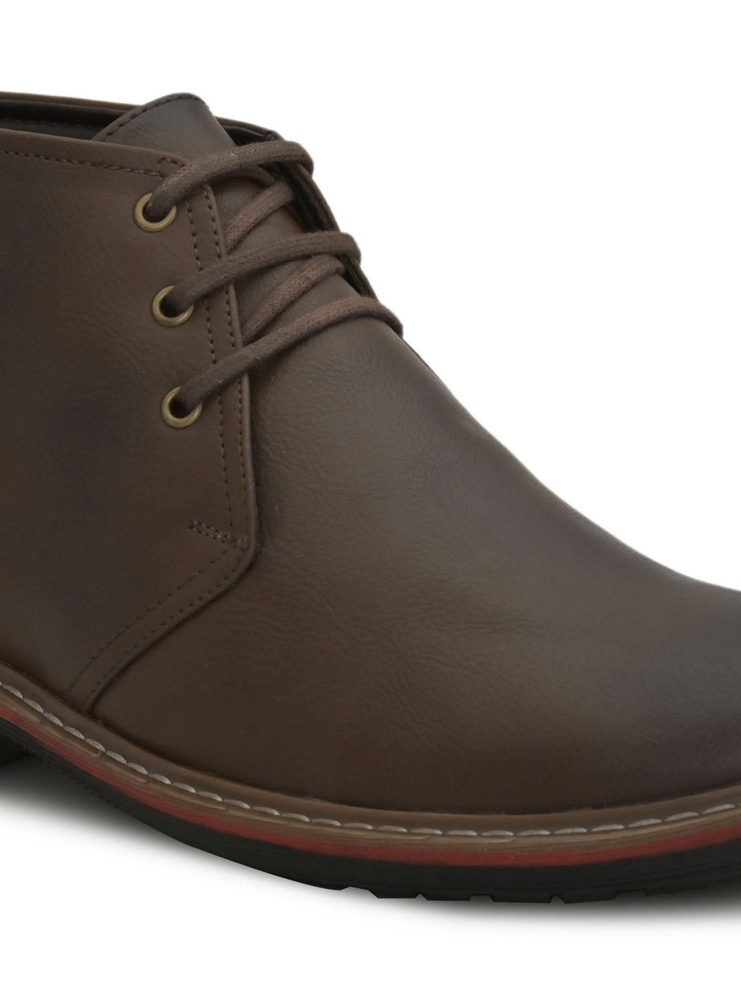 Hydes N Hues Men Brown Ankle High Shoes