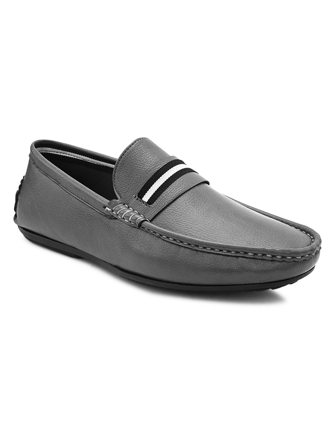 Hydes N Hues Men Grey Loafers