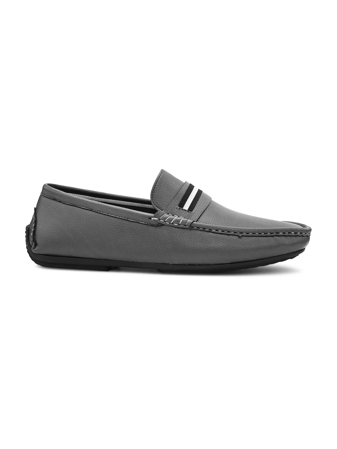 Hydes N Hues Men Grey Loafers