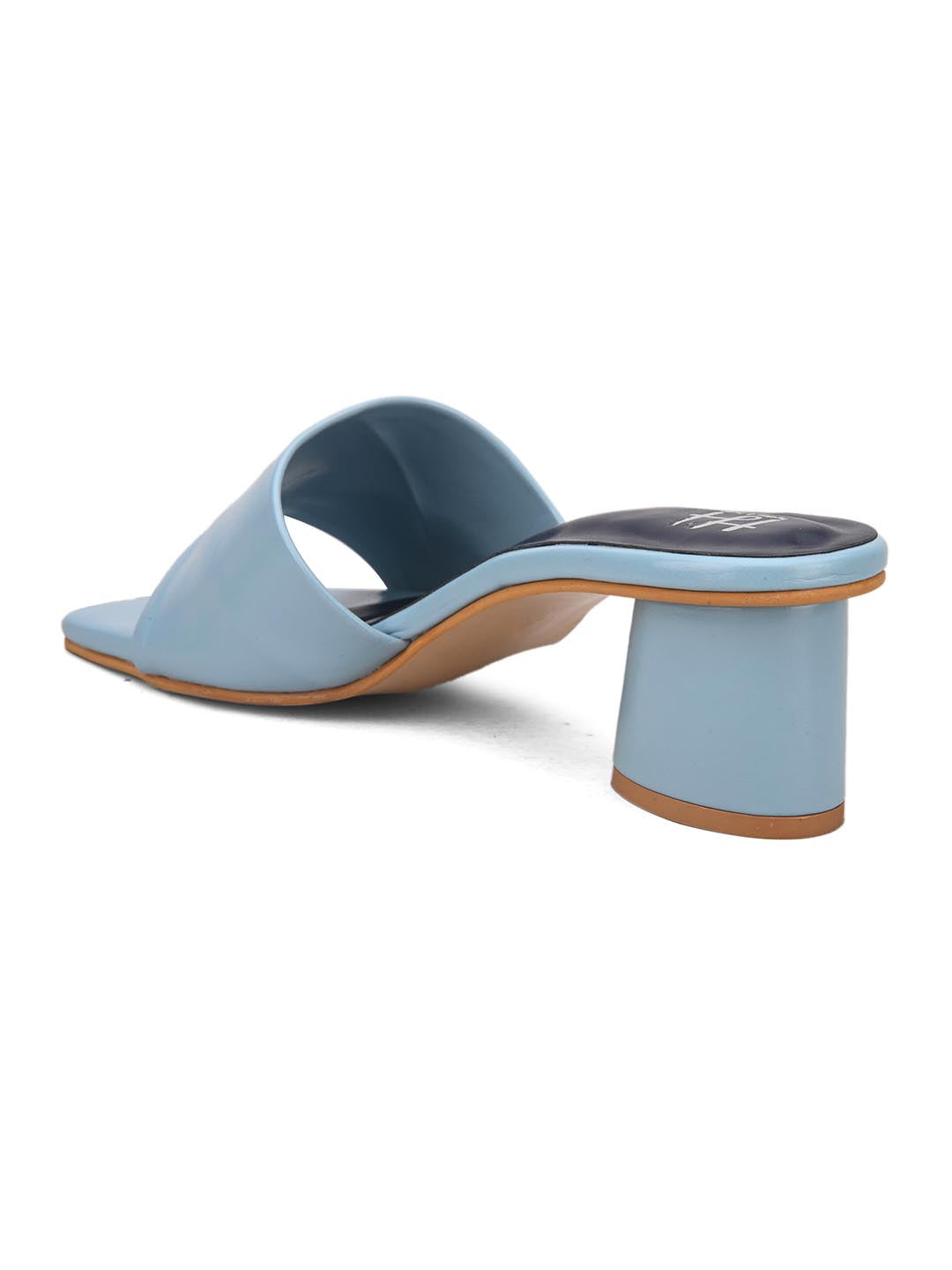 Hydes N Hues Navy Blue and Sky Blue Block Heels