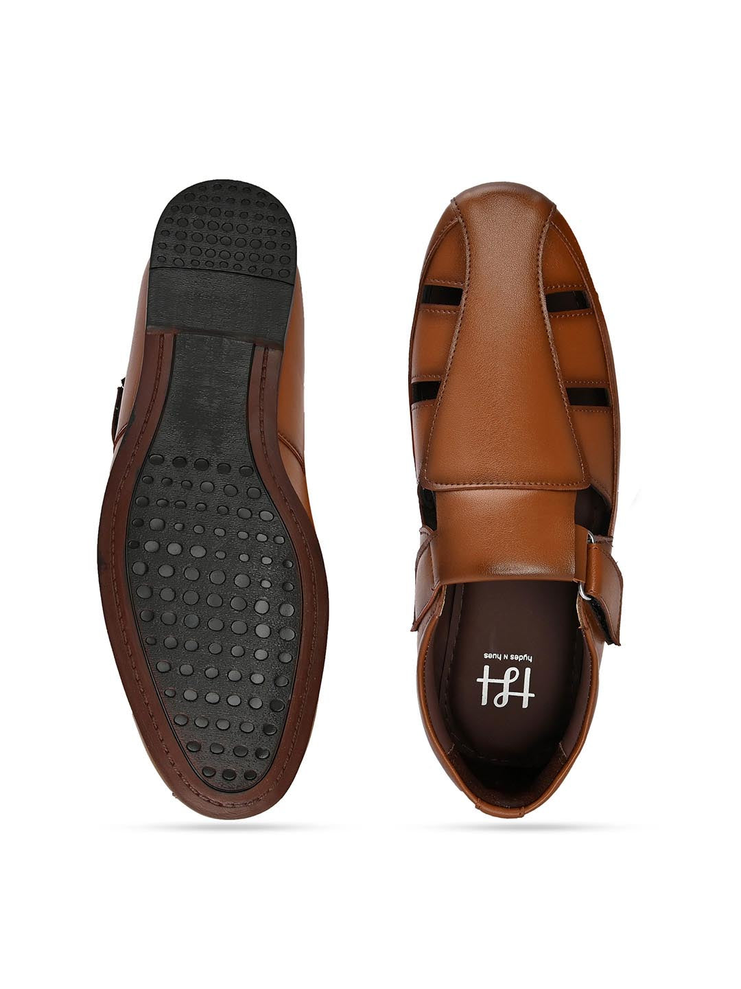 Hydes N Hues Men Tan Casual Sandals