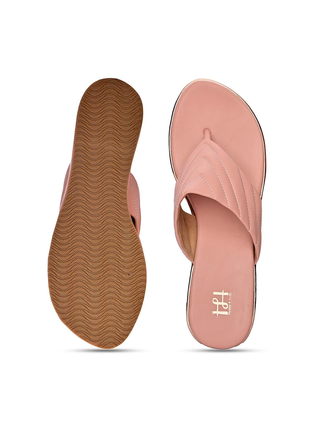 Hydes N Hues Pink Wedge Heels