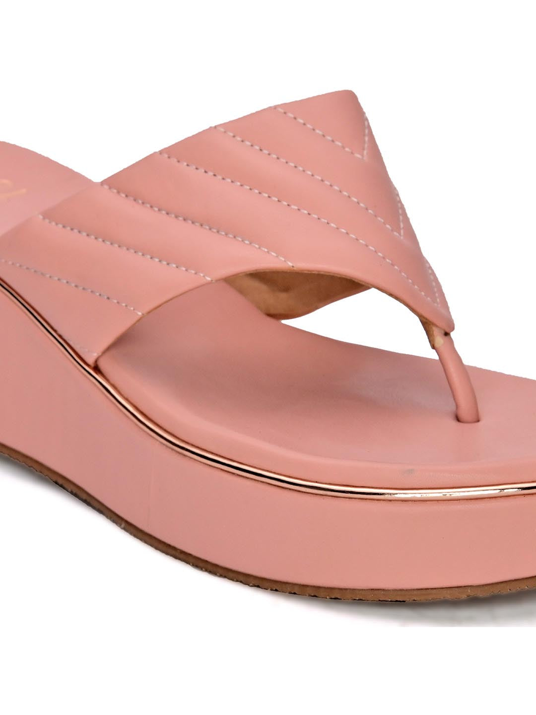 Hydes N Hues Pink Wedge Heels