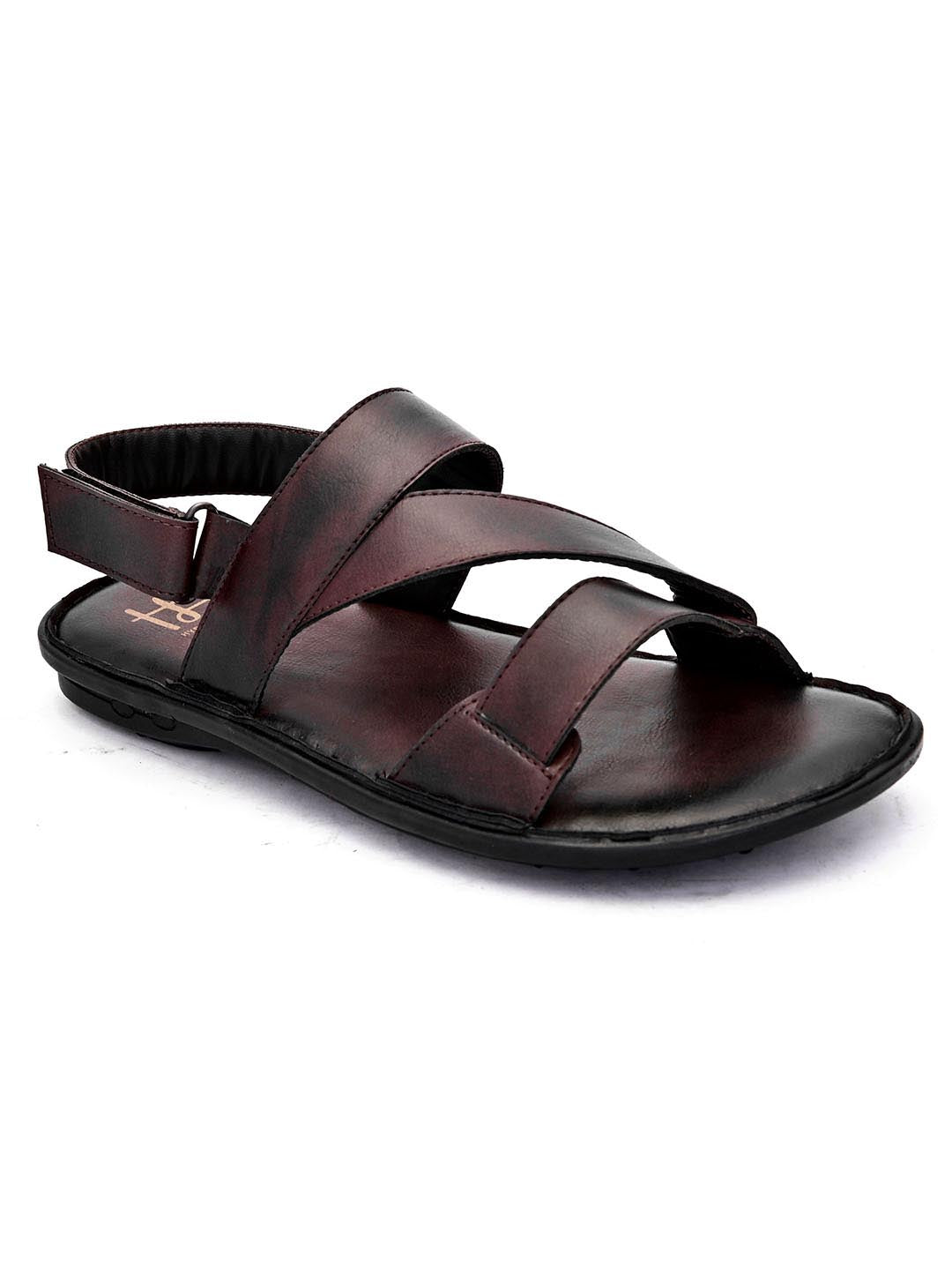 Hydes N Hues Men Brown Comfort Sandals