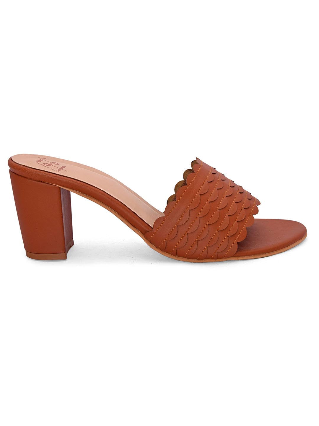 Hydes N Hues Women Tan Solid Block Heels