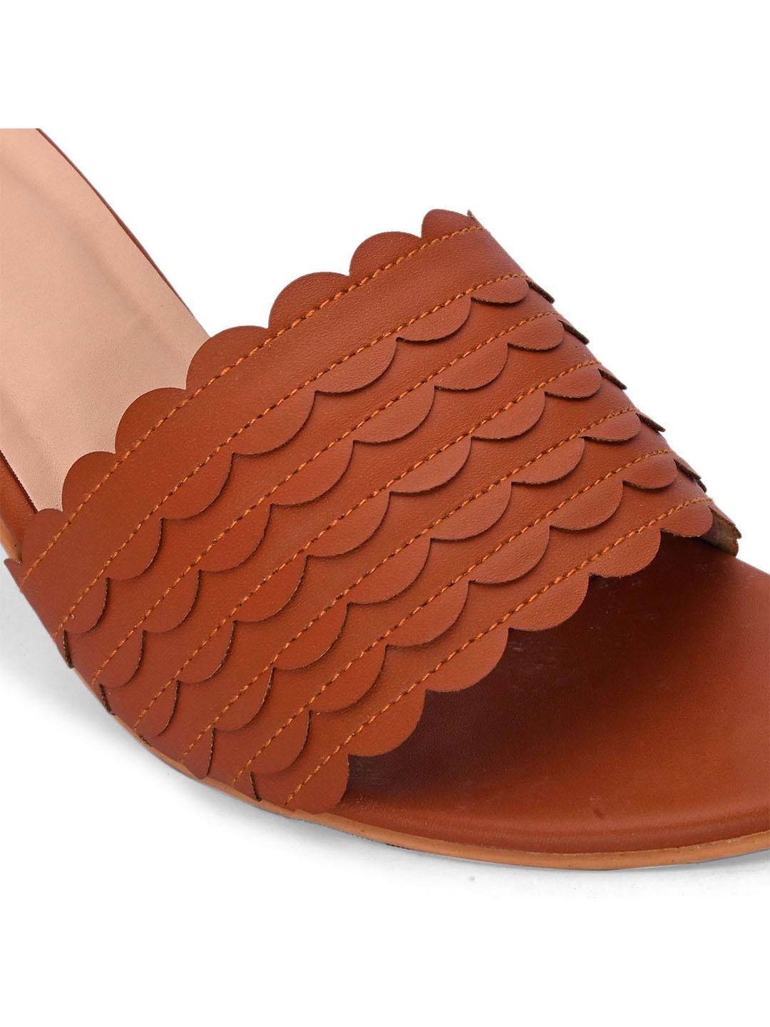 Hydes N Hues Women Tan Solid Block Heels