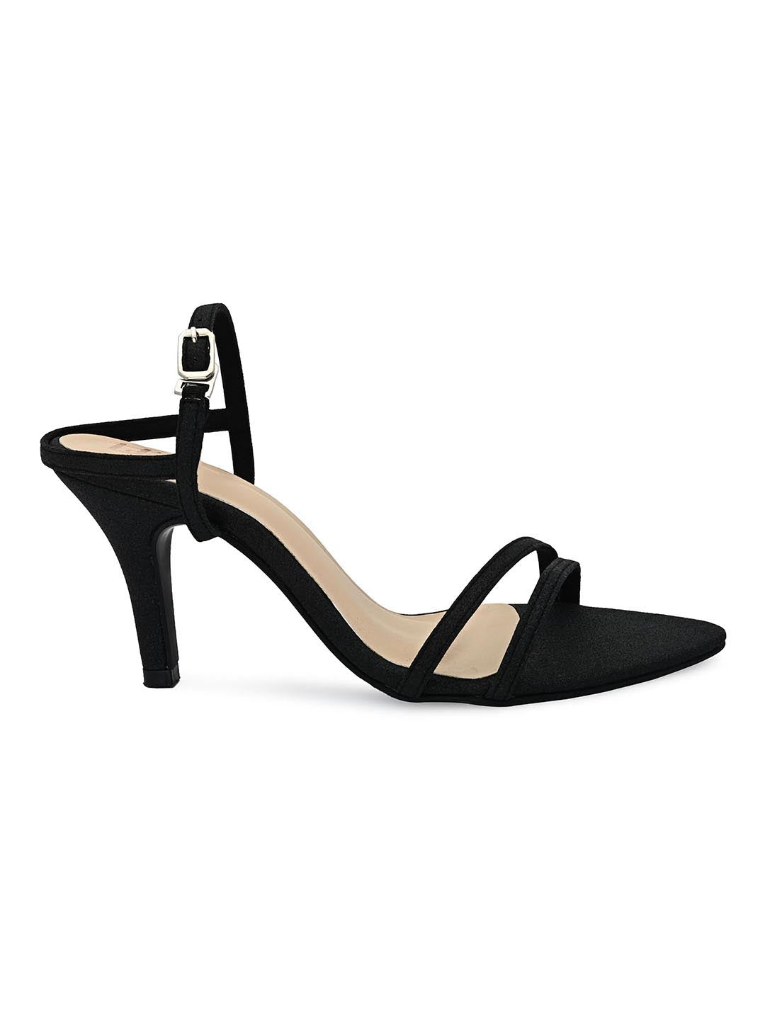 Hydes N Hues Black Shimmer Stilettoes