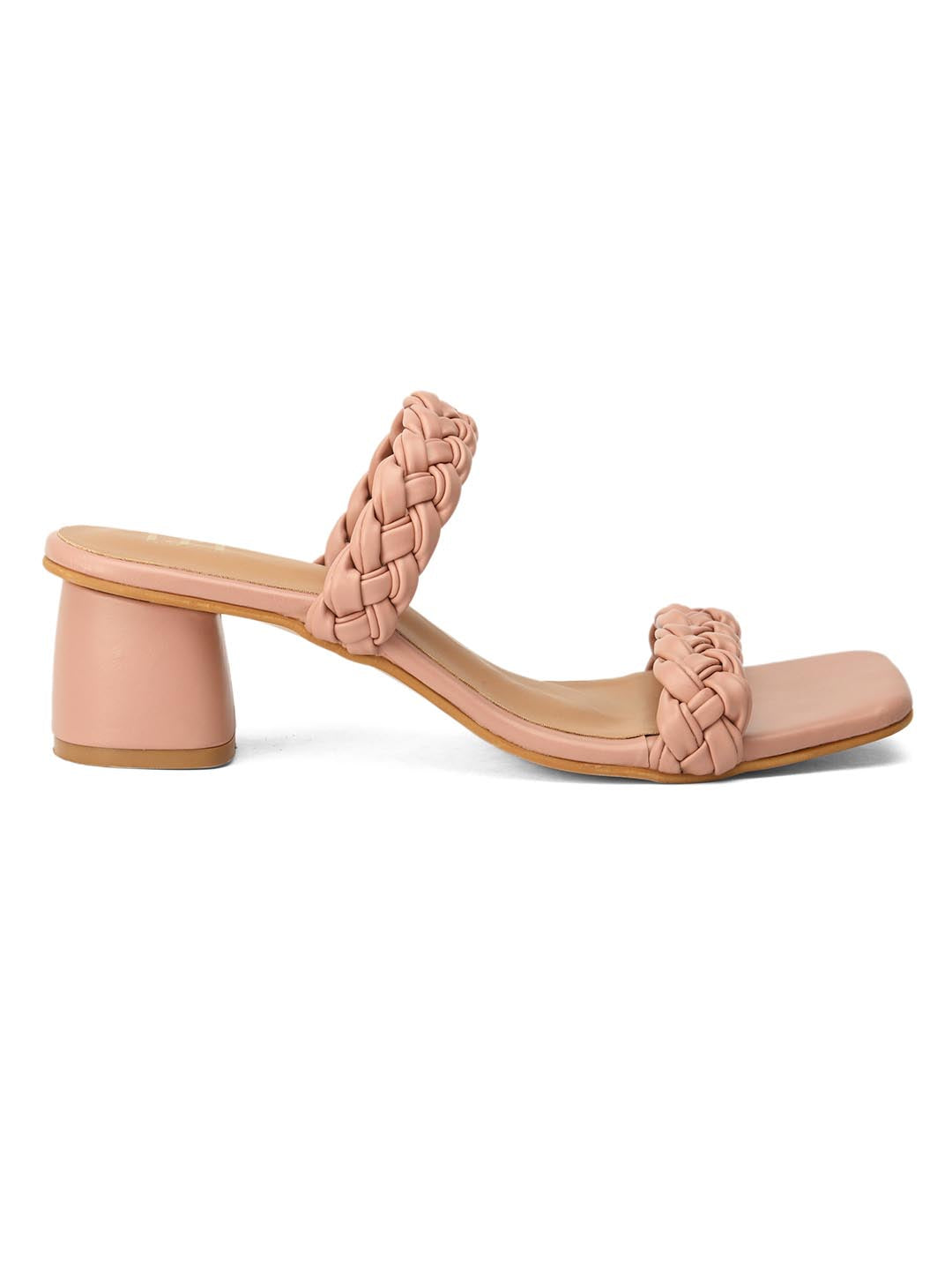 Hydes N Hues Powder Pink Block Heels