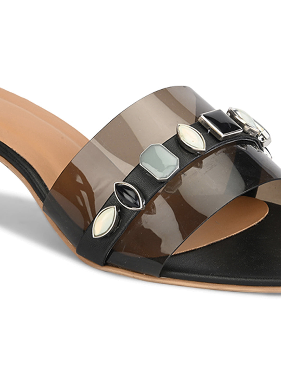 Hydes N Hues Black Heel Sandal For Women