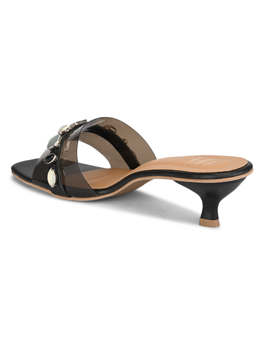 Hydes N Hues Black Heel Sandal For Women