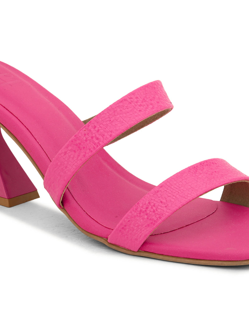 Hydes N Hues Women Pink Kitten Heels