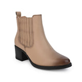 Hydes N Hues Beige Heel Boots