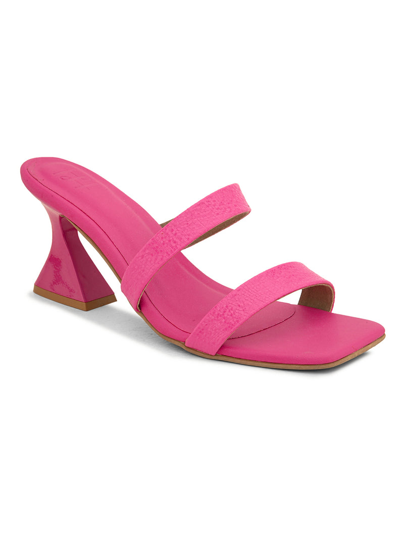 Hydes N Hues Women Pink Kitten Heels