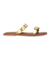 Hydes N Hues Golden coin Open toe Flats For Women