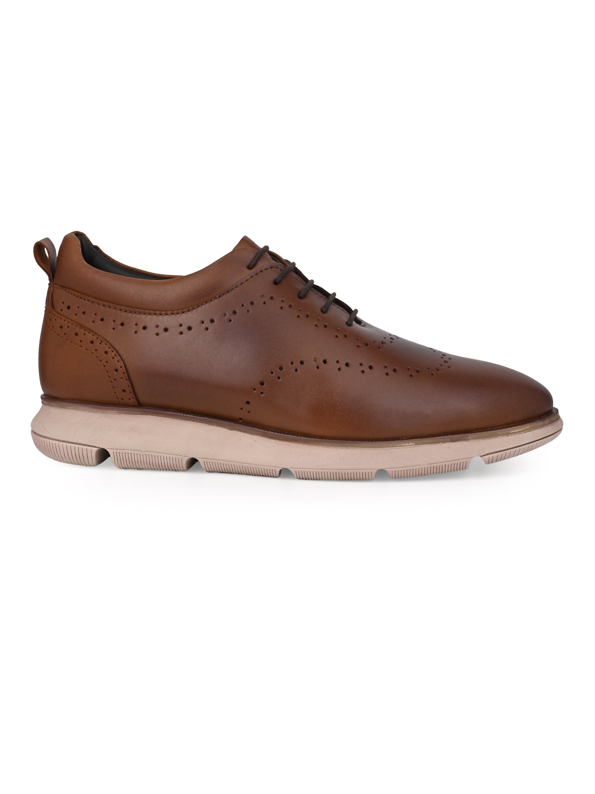 Hydes N Hues Tan Leather Casual Sneaker for Men