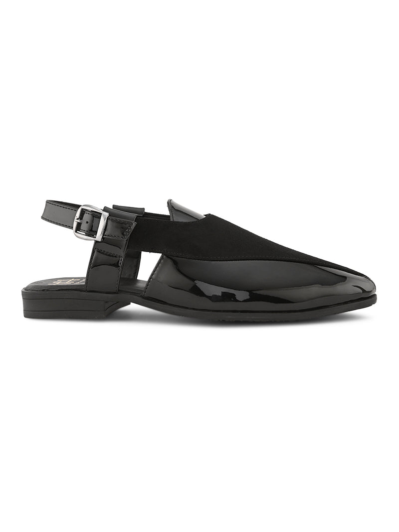 Hydes N Hues Black Casual Sandal For Men