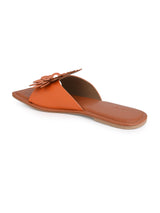 Hydes N Hues Women Orange Flats Sandal