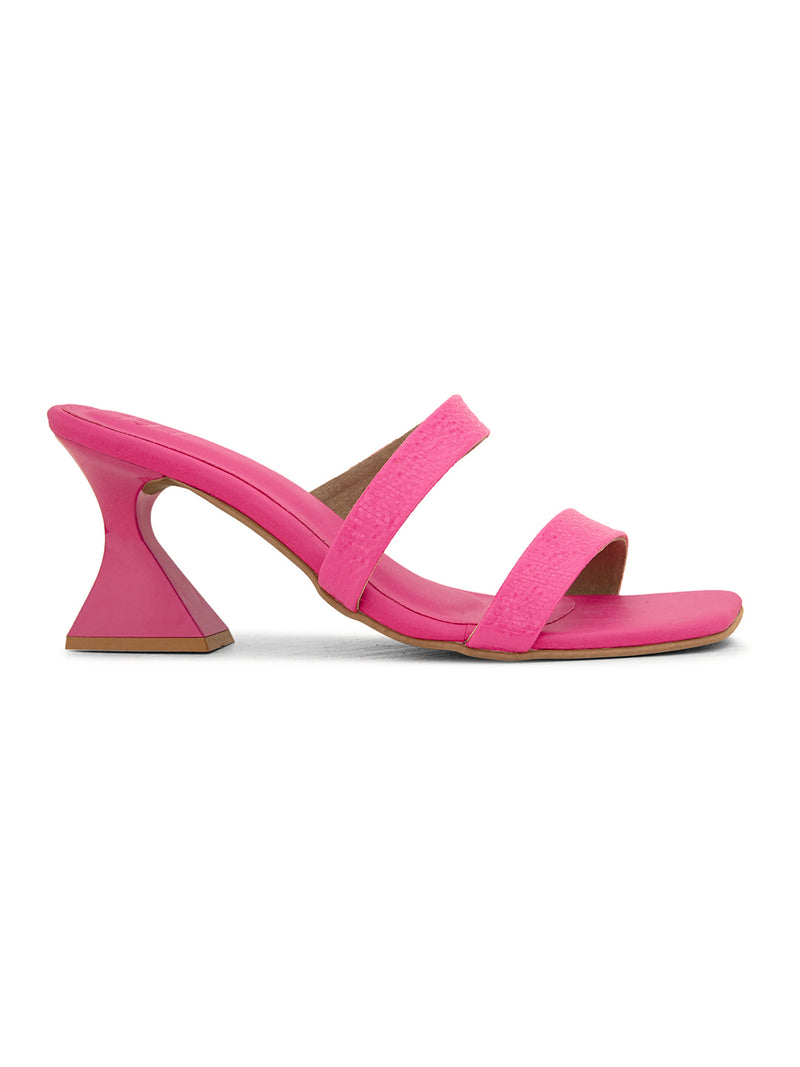 Hydes N Hues Women Pink Kitten Heels