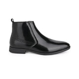 Hydes N Hues Men Black Semi-Formal Boot Shoes