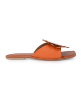 Hydes N Hues Women Orange Flats Sandal