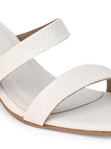 Hydes N Hues Women White Kitten Heels