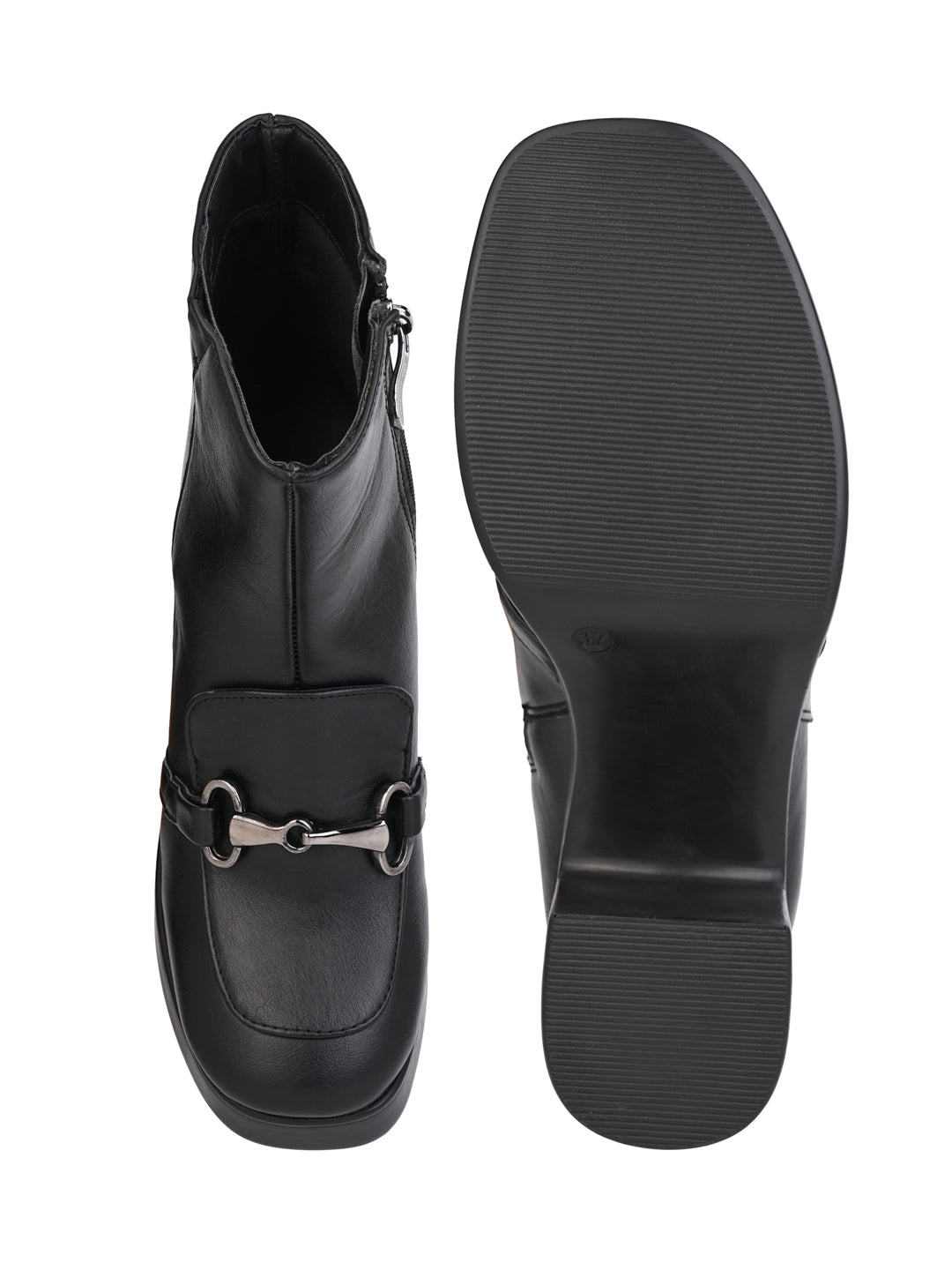 Hydes N Hues Black Heel Boots