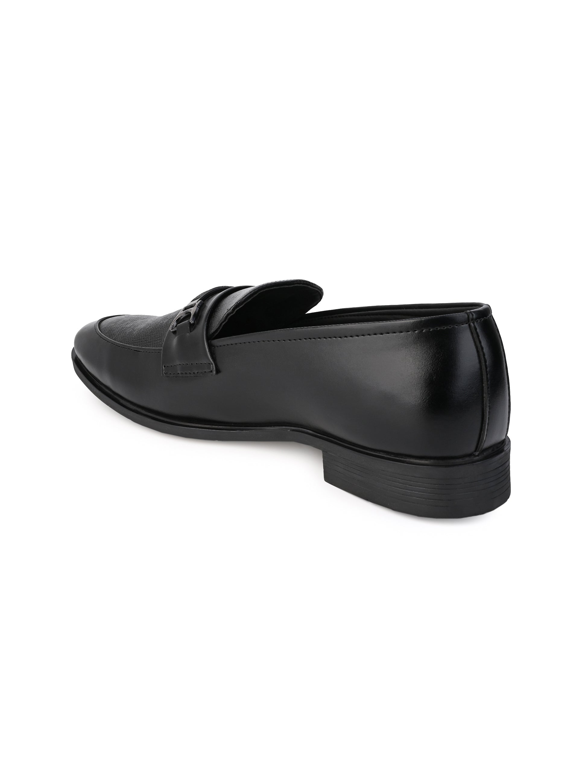 Hydes N Hues Men Black Round Toe Slip-Ons