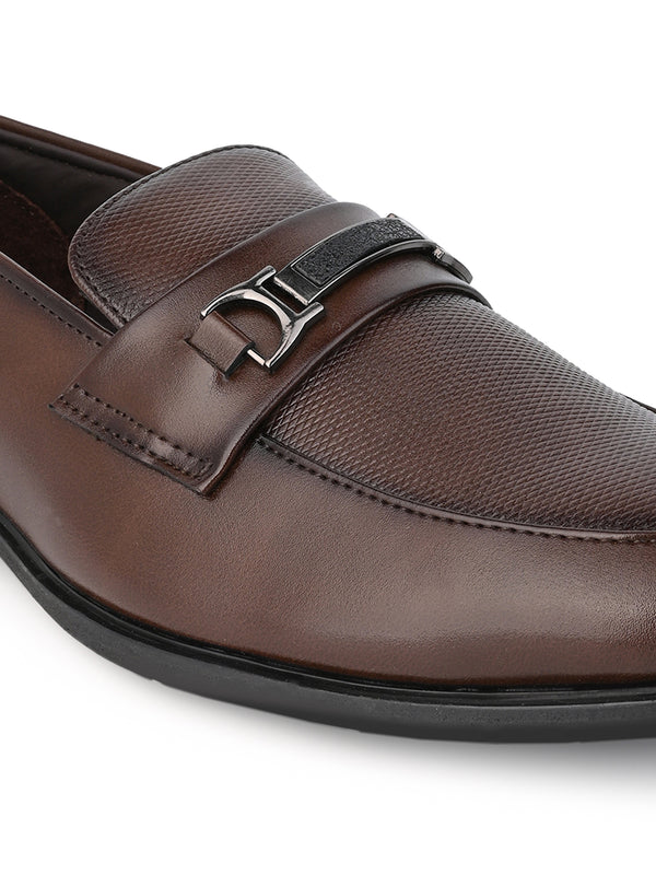 Hydes and Hues round toe slip-ons brown