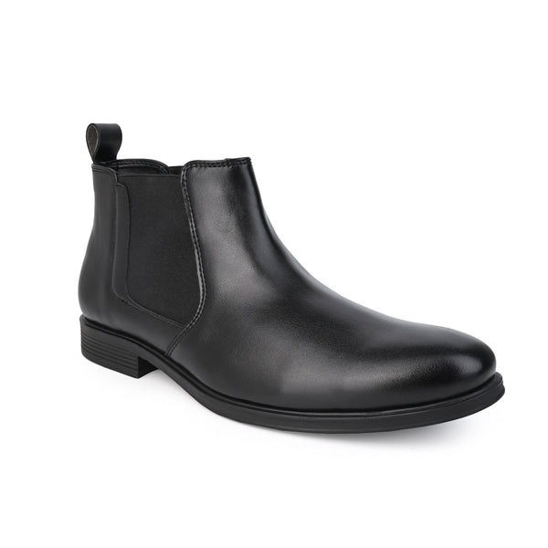 Hydes N Hues Men Black Chelsea Boots