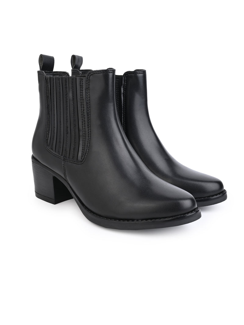 Hydes N Hues Black Heel Boots